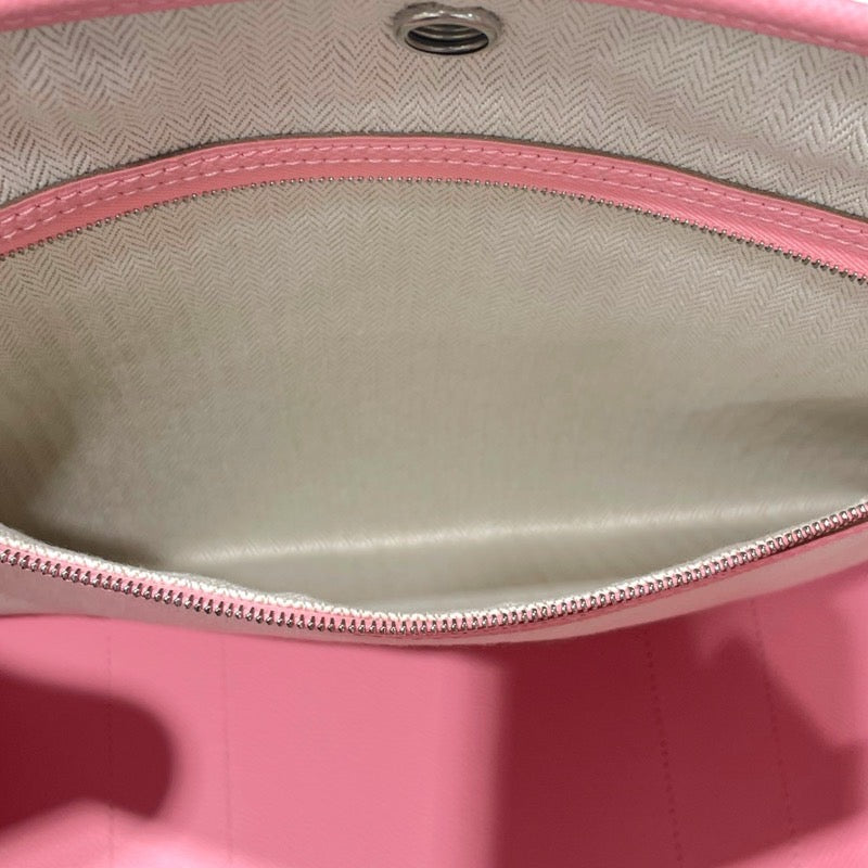 エルメス HERMES ガーデンパーティPM U刻 ローズコンフェッティ　シルバー金具 エプソン レディース ハンドバッグ
