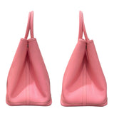 エルメス HERMES ガーデンパーティPM U刻 ローズコンフェッティ　シルバー金具 エプソン レディース ハンドバッグ