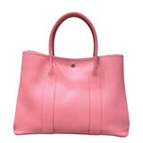 エルメス HERMES ガーデンパーティPM U刻 ローズコンフェッティ　シルバー金具 エプソン レディース ハンドバッグ