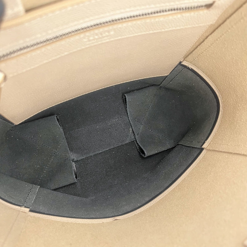 セリーヌ CELINE バーティカルカバ スモール ブラック×ホワイト レザー レディース ハンドバッグ