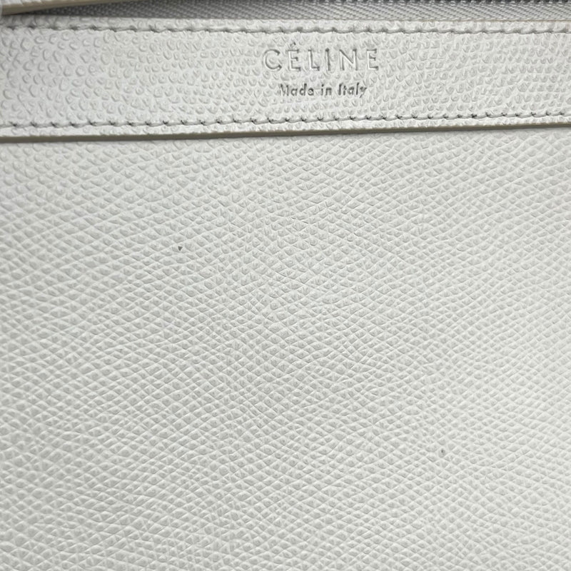 セリーヌ CELINE バーティカルカバ スモール ブラック×ホワイト レザー レディース ハンドバッグ