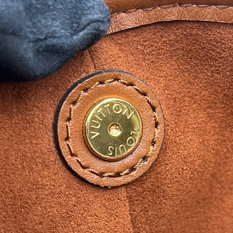 ルイ・ヴィトン LOUIS VUITTON プティ・バケット M59962 キャラメル レザー/ニットラフィア レディース ハンドバッグ
