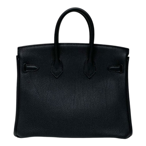 エルメス HERMES バーキン25 A刻 ブラック ゴールド金具 トゴ レディース ハンドバッグ