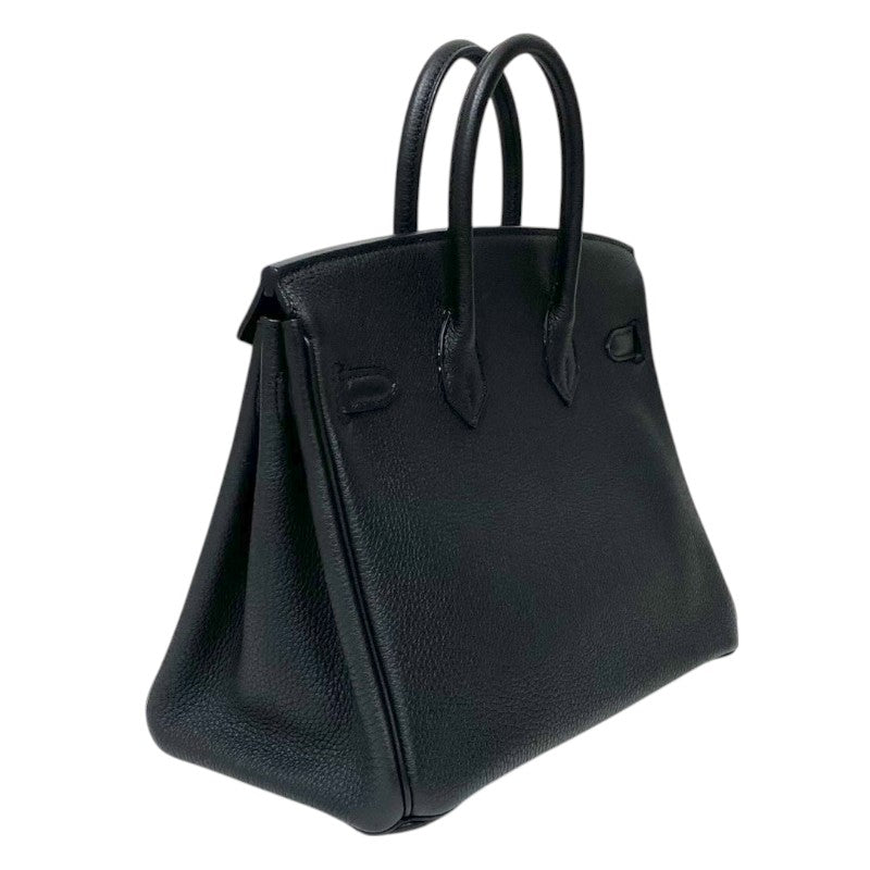 エルメス HERMES バーキン25 A刻 ブラック ゴールド金具 トゴ レディース ハンドバッグ