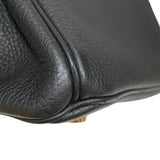 エルメス HERMES バーキン25 A刻 ブラック ゴールド金具 トゴ レディース ハンドバッグ