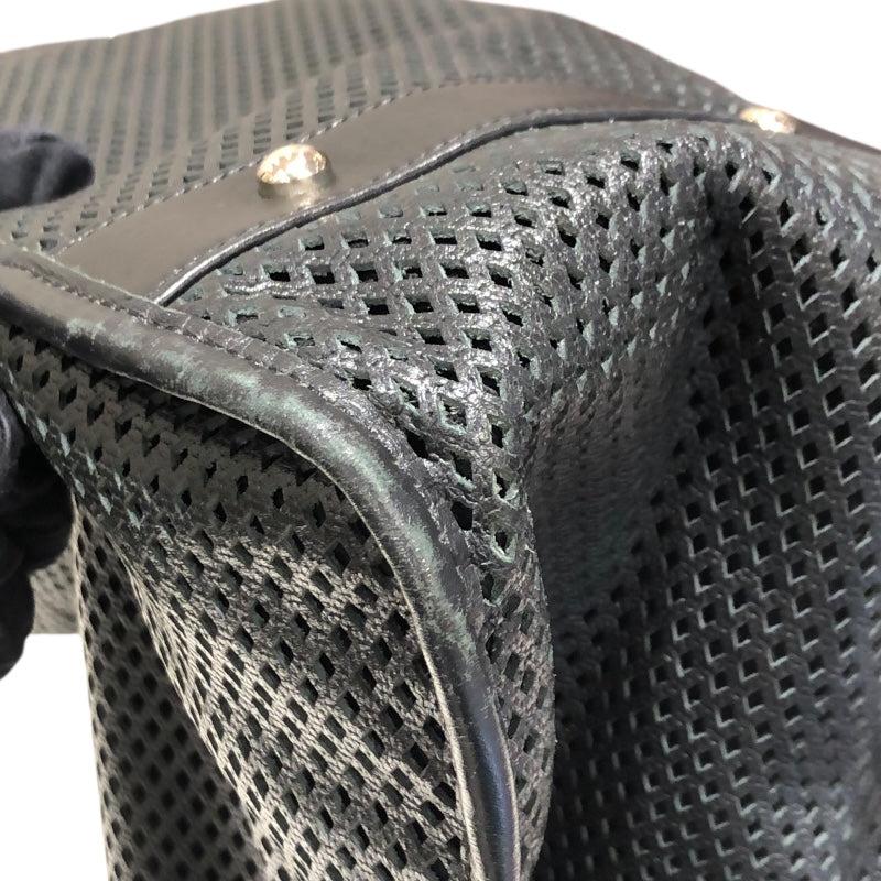 シャネル CHANEL チェーン ショルダー ブラック×シルバー金具 ラムレザー レディース ショルダーバッグ