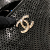 シャネル CHANEL チェーン ショルダー ブラック×シルバー金具 ラムレザー レディース ショルダーバッグ