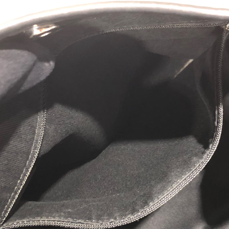 シャネル CHANEL チェーン ショルダー ブラック×シルバー金具 ラムレザー レディース ショルダーバッグ