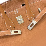 エルメス HERMES バーキン25 Z刻印 ゴールド シルバー金具 トゴ レディース ハンドバッグ