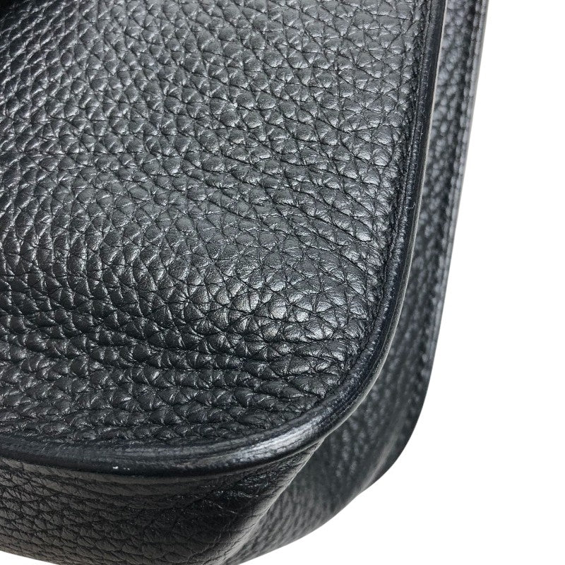 エルメス HERMES アルザン25 B刻印 ブラック シルバー金具 トリヨンクレマンス レディース ショルダーバッグ