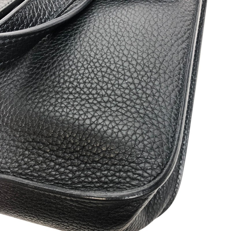 エルメス HERMES アルザン25 B刻印 ブラック シルバー金具 トリヨンクレマンス レディース ショルダーバッグ