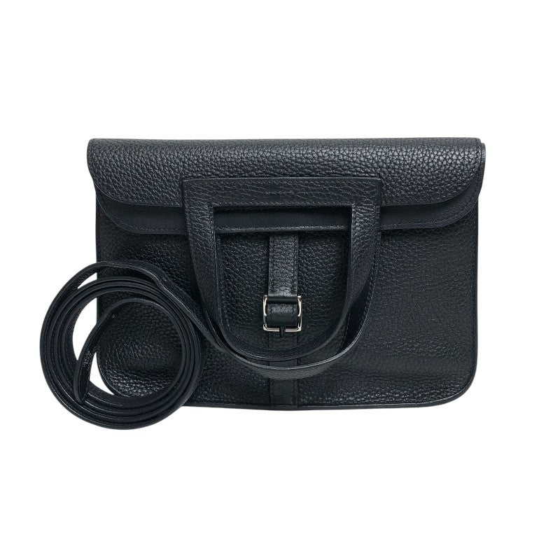 エルメス HERMES アルザン25 B刻印 ブラック シルバー金具 トリヨンクレマンス レディース ショルダーバッグ