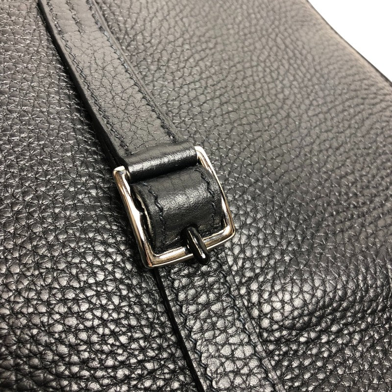 エルメス HERMES アルザン25 B刻印 ブラック シルバー金具 トリヨンクレマンス レディース ショルダーバッグ