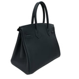 エルメス HERMES バーキン30 W刻 キャバン シルバー金具 トゴ レディース ハンドバッグ