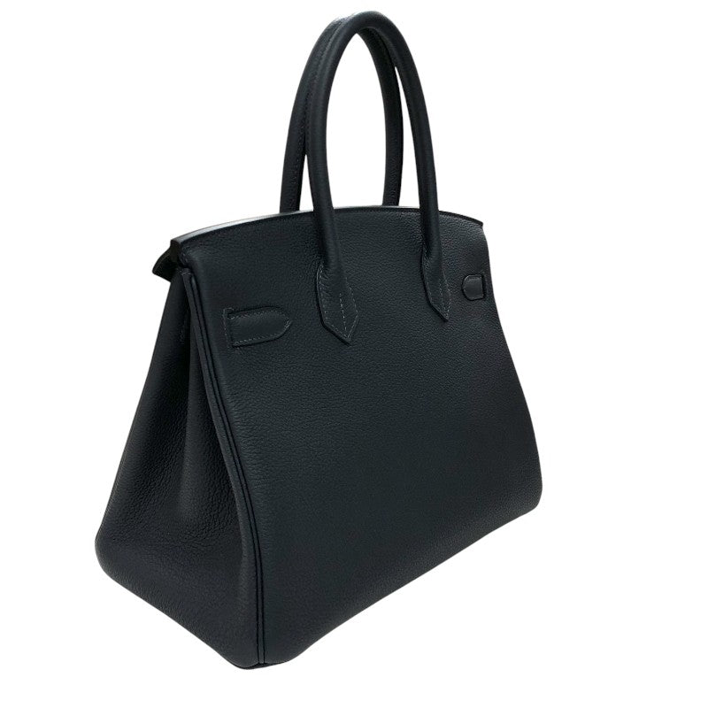 エルメス HERMES バーキン30 W刻 キャバン シルバー金具 トゴ レディース ハンドバッグ