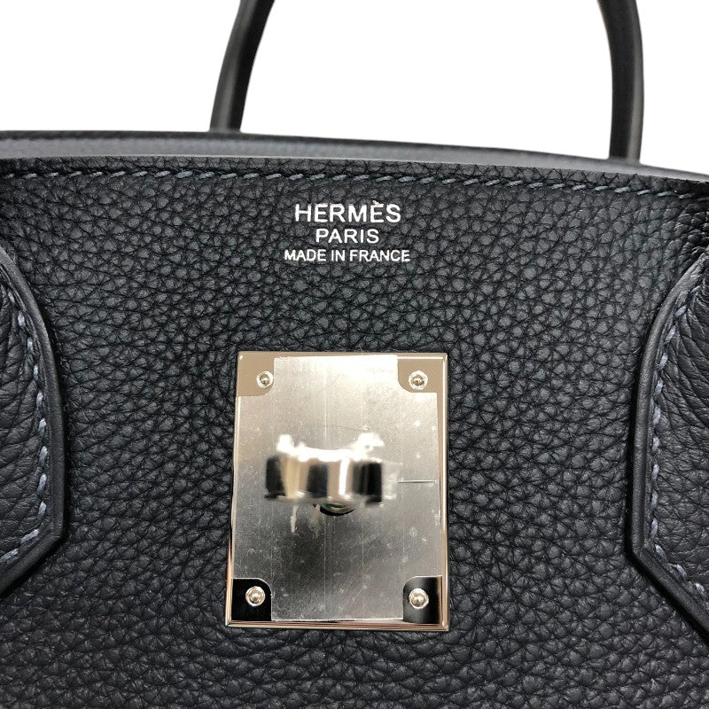 エルメス HERMES バーキン30 W刻 キャバン シルバー金具 トゴ レディース ハンドバッグ