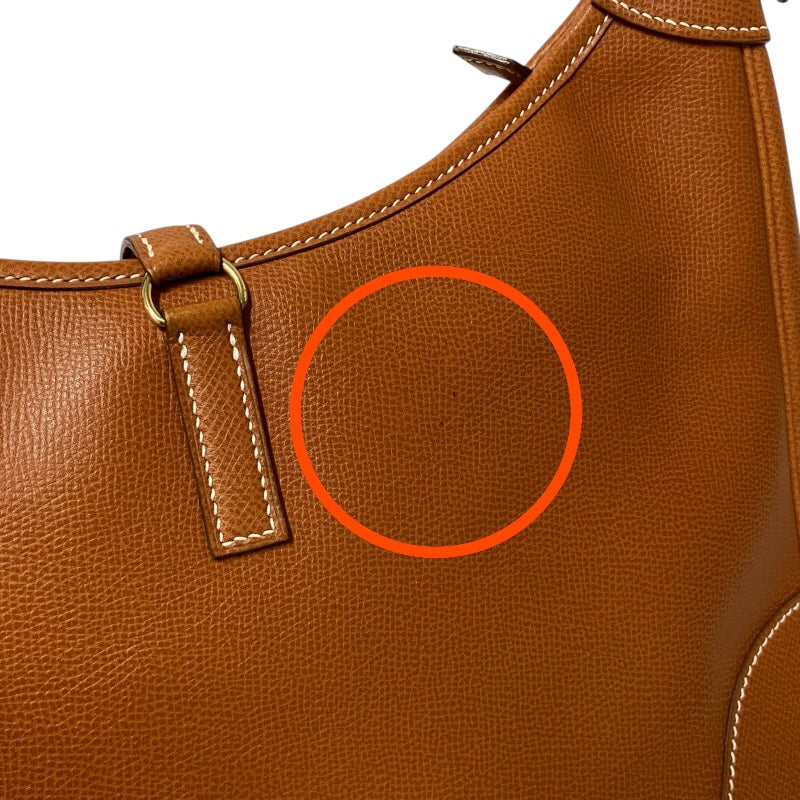 エルメス HERMES トリム31 □G刻 ゴールド ゴールド金具 クシュベル レディース ショルダーバッグ