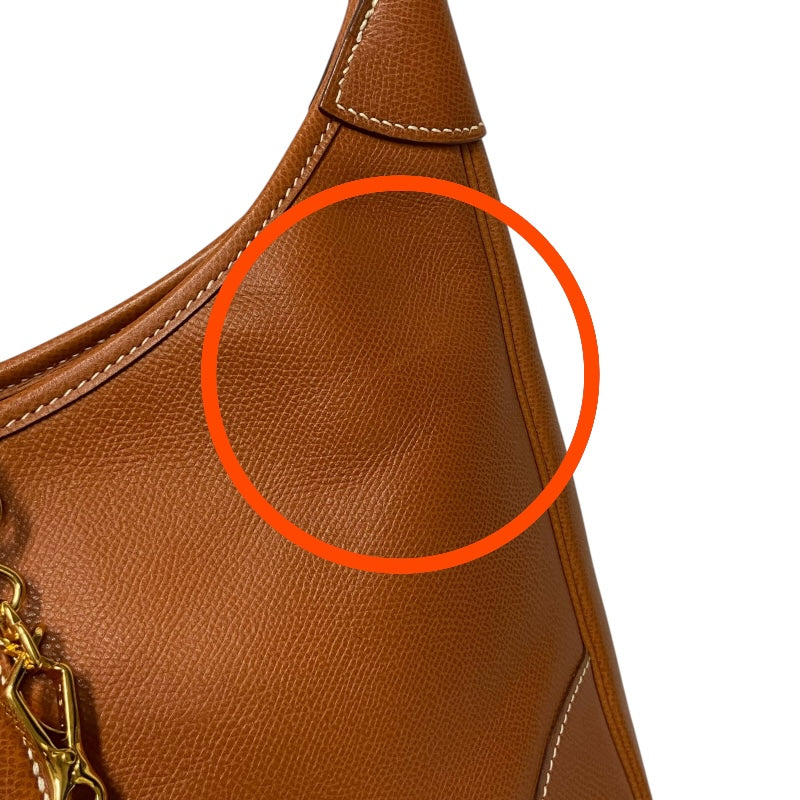 エルメス HERMES トリム31 □G刻 ゴールド ゴールド金具 クシュベル レディース ショルダーバッグ