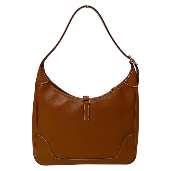 エルメス HERMES トリム31 □G刻 ゴールド ゴールド金具 クシュベル レディース ショルダーバッグ