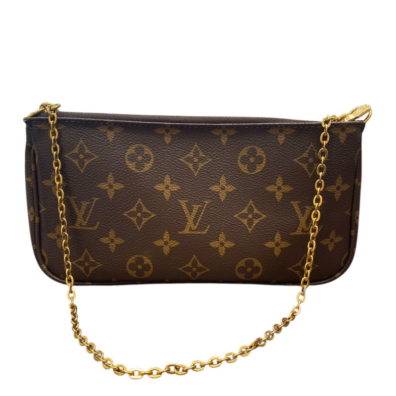 ルイ・ヴィトン LOUIS VUITTON ミュルティ・ポシェット アクセソワール M44840 ブラウン モノグラムキャンバス レディース ショルダーバッグ