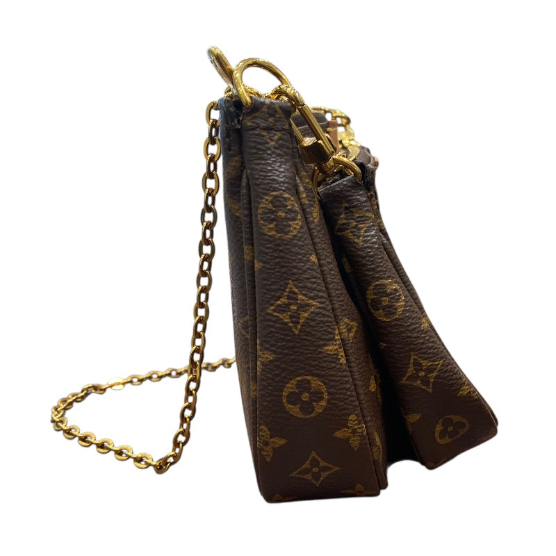 ルイ・ヴィトン LOUIS VUITTON ミュルティ・ポシェット アクセソワール M44840 ブラウン モノグラムキャンバス レディース ショルダーバッグ