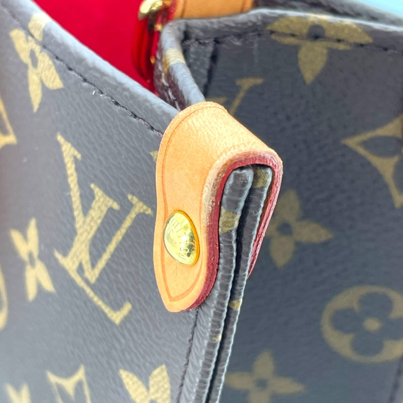 ルイ・ヴィトン LOUIS VUITTON サックプラPM M46263 ブラウン モノグラム ユニセックス ハンドバッグ