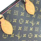 ルイ・ヴィトン LOUIS VUITTON サックプラPM M46263 ブラウン モノグラム ユニセックス ハンドバッグ