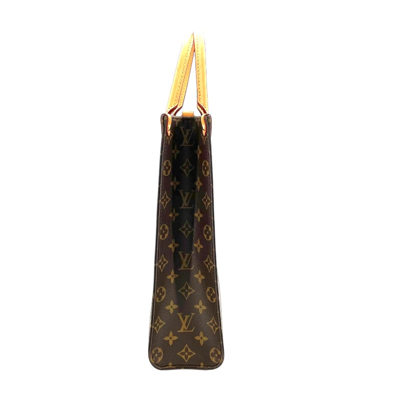 ルイ・ヴィトン LOUIS VUITTON サックプラPM M46263 ブラウン モノグラム ユニセックス ハンドバッグ