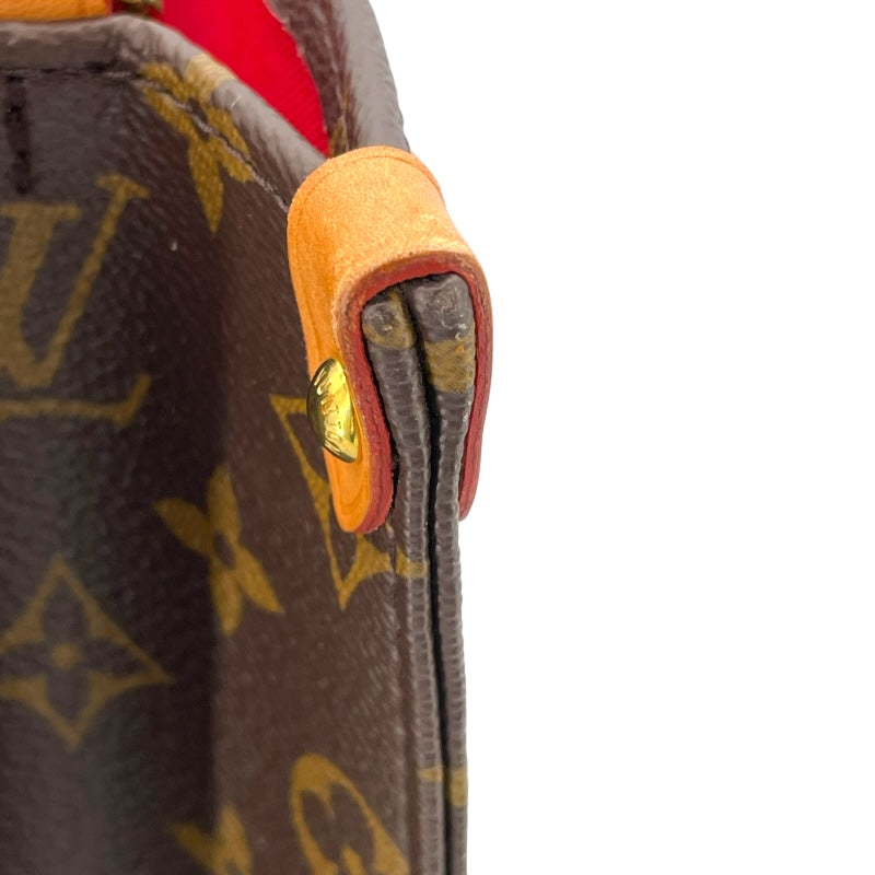 ルイ・ヴィトン LOUIS VUITTON サックプラPM M46263 ブラウン モノグラム ユニセックス ハンドバッグ