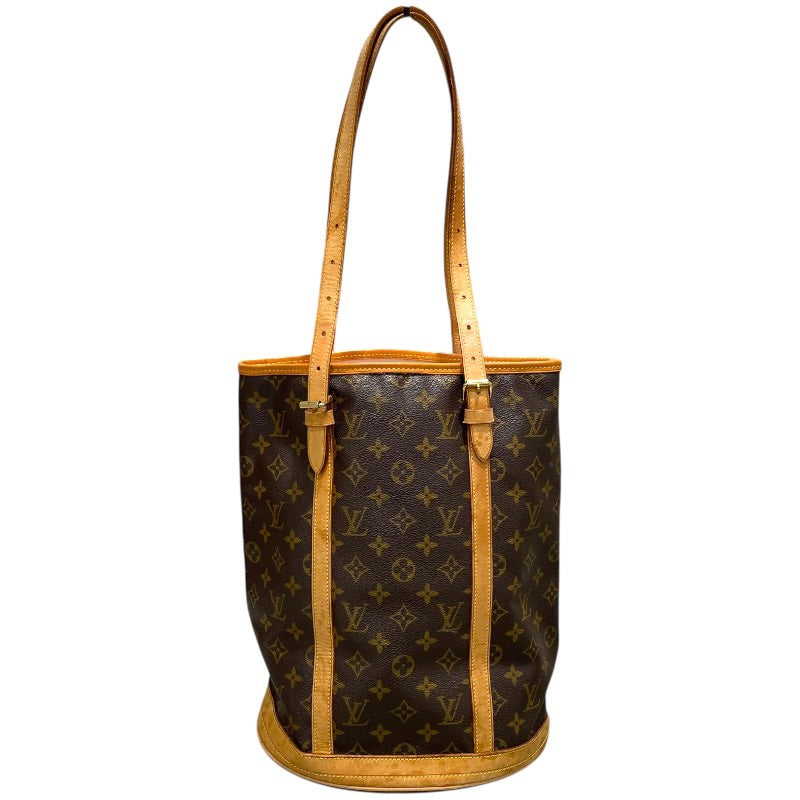 ルイ・ヴィトン LOUIS VUITTON バケットGM M42236 ブラウン モノグラム ユニセックス ショルダーバッグ