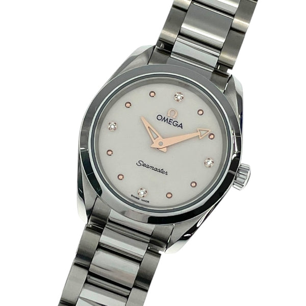 オメガ OMEGA シーマスター アクアテラ150M 28MM 220.10.28.60.54.001 SS クオーツ レディース 腕時計