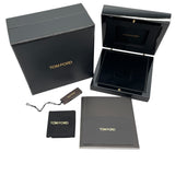 トムフォード TOM FORD N.003 TF0120268084 グレー SS クオーツ メンズ 腕時計