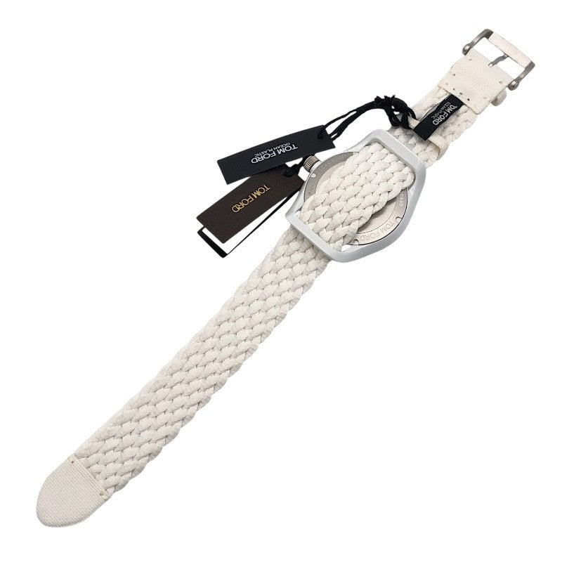 トムフォード TOM FORD N.002 オーシャンプラスチック TFT002024 ホワイト×SV金具 プラスチック メンズ 腕時計