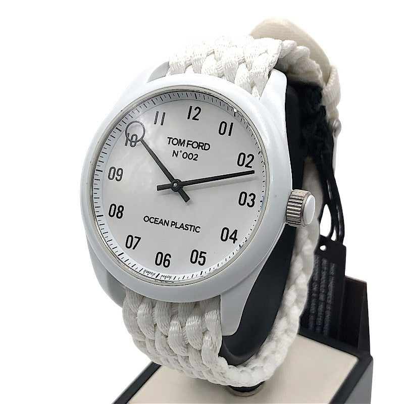 専用❗【良品】トムフォード　N.002　オーシャンプラスチック　自動巻き　稼働品 専用❗【良品】トムフォード N.002 オーシャンプラスチック 自動