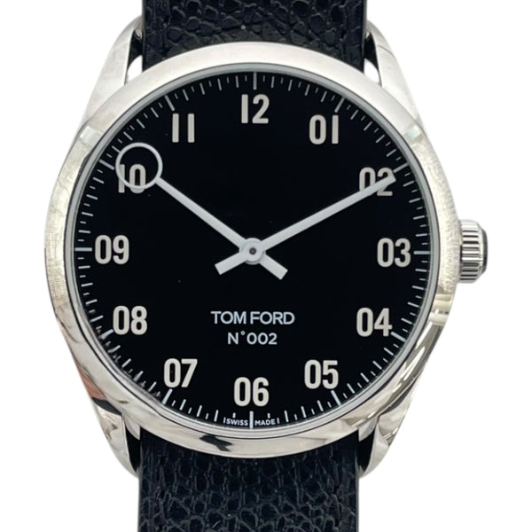 トムフォード TOM FORD N.002 TFT002007 ブラック SS クオーツ メンズ 腕時計