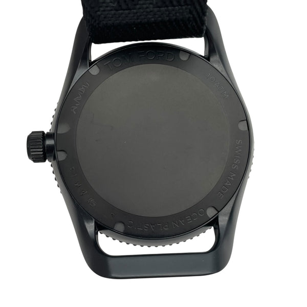 トムフォード TOM FORD N.002 オーシャンプラスチック TFT002027 ブラック プラスチック 自動巻き メンズ 腕時計