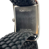 トムフォード TOM FORD No.001 レクタンギュラ― TFT001003 ブラック ステンレススチール メンズ 腕時計
