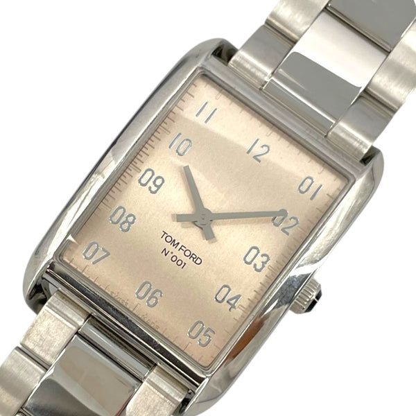 トムフォード TOM FORD N.001ジャパンリミテッド　カラーエディション TF0120276935 シルバー SS クオーツ メンズ 腕時計