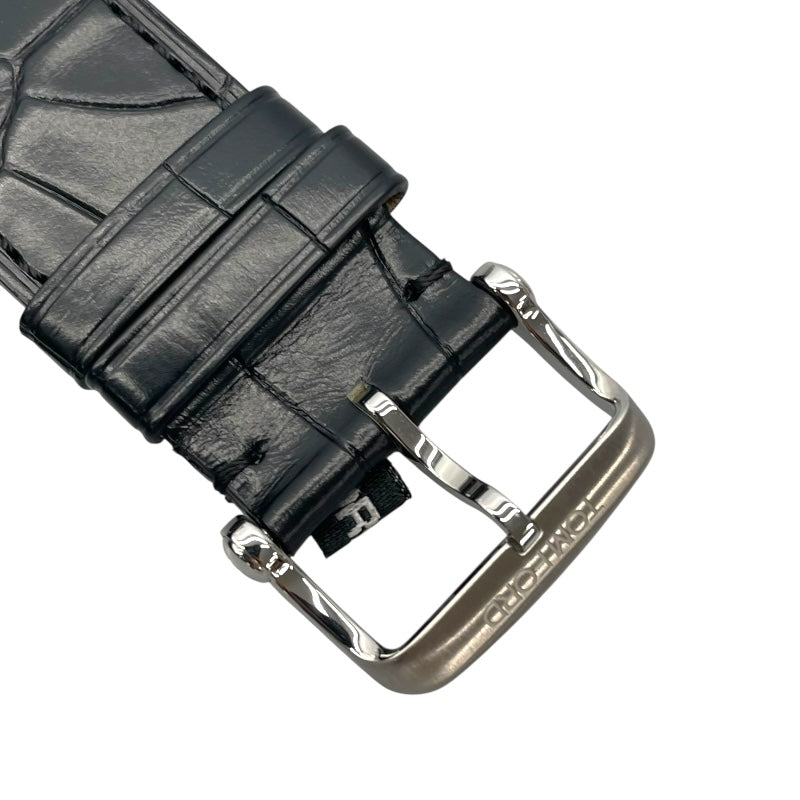 トムフォード TOM FORD N.002 TFT002004 ホワイト ステンレススチール メンズ 腕時計