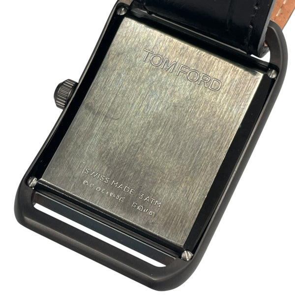 トムフォード TOM FORD N.001 TFT001006 ブラック SS クオーツ メンズ 腕時計