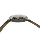 ユンハンス JUNGHANS マックスビル クロノスコープ 27/4501.01 ブラック SS/革ベルト メンズ 腕時計