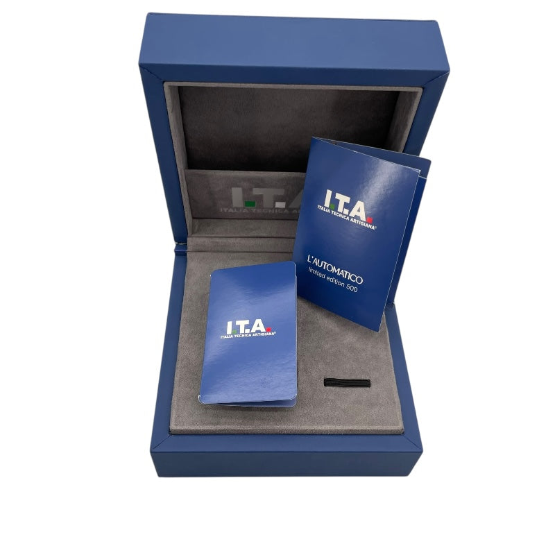 I.T.A　カサノバビーチミディ 19.03.05 ブルー SS/ラバーベルト 自動巻き ユニセックス 腕時計