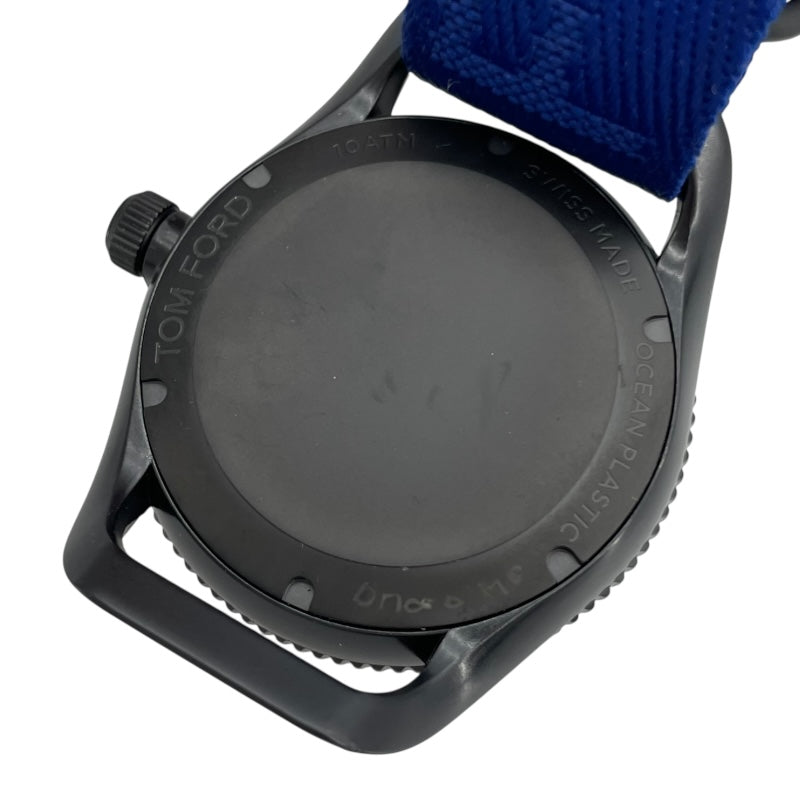 トムフォード TOM FORD N.002 オーシャンプラスチック TFT002027 ブラック プラスチック 自動巻き メンズ 腕時計
