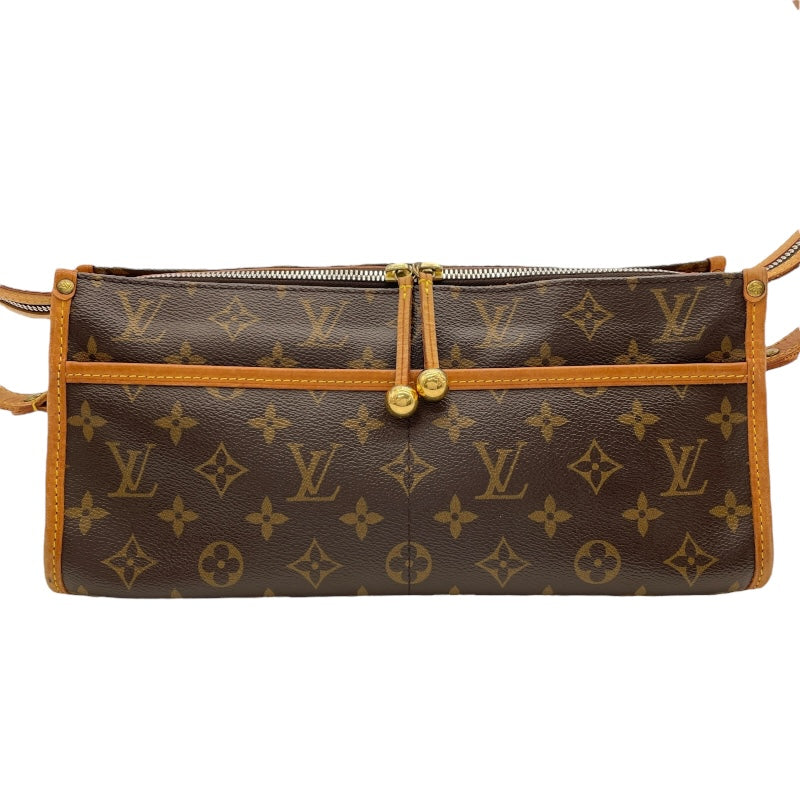 ルイ・ヴィトン LOUIS VUITTON ポパンクール・ロン M40008 モノグラムキャンバス レディース ショルダーバッグ