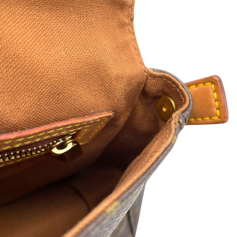 ルイ・ヴィトン LOUIS VUITTON ミニ・ルーピング M51147 ブラウン モノグラム・キャンバス レディース ハンドバッグ