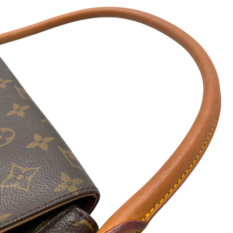 ルイ・ヴィトン LOUIS VUITTON ミニ・ルーピング M51147 ブラウン モノグラム・キャンバス レディース ハンドバッグ