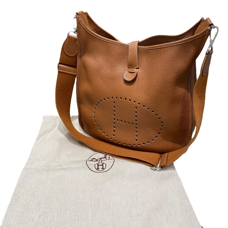 エルメス HERMES エヴリン3 PM T刻 ゴールド/SV金具 トリヨン レディース ショルダーバッグ
