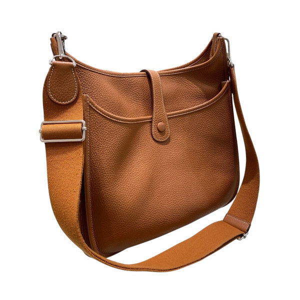 エルメス HERMES エヴリン3 PM T刻 ゴールド/SV金具 トリヨン レディース ショルダーバッグ
