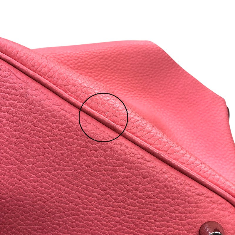 エルメス HERMES ピコタンロックPM A刻 ローズアザレ シルバー金具 トリヨン レディース ハンドバッグ