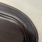 エルメス HERMES ガーデンパーティーPM □I刻 ベージュ×ブラウン シルバー金具 トワル/ブッフル ユニセックス トートバッグ